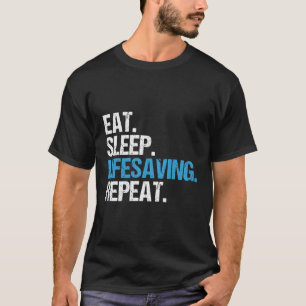Camiseta Coma o modo de espera salvando repetidamente a vid