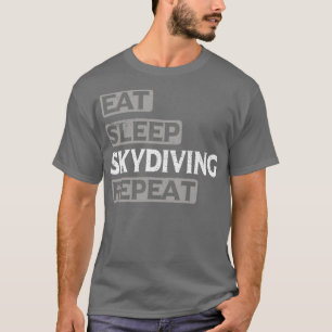 Camiseta Coma o paraquedismo de Discagem Repetida Repetir A