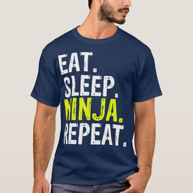 Camiseta Coma o Presente de Repetição Ninja (2) (Frente)