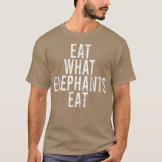 Camiseta COMA O QUE ELEFANTES COMEM Vegan Vegetarian Fun St