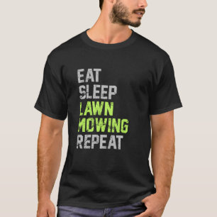 Camiseta Coma o relvado do sono remando repetidamente o fun