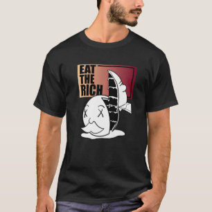 Camiseta Coma O Rico Capitalismo De Bolo Imposto Crítico De