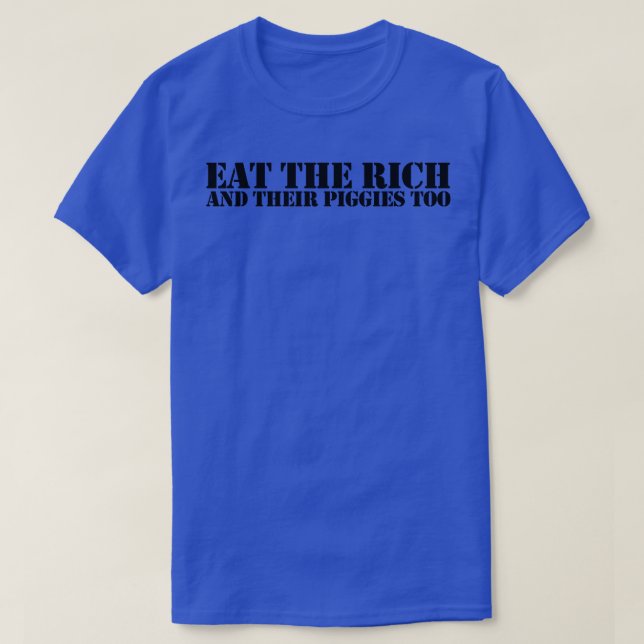 Camiseta Coma O Rico Preto 5 (Frente do Design)