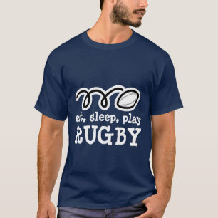 Camiseta Coma o roupa dos homens do t-shirt   do rugby do