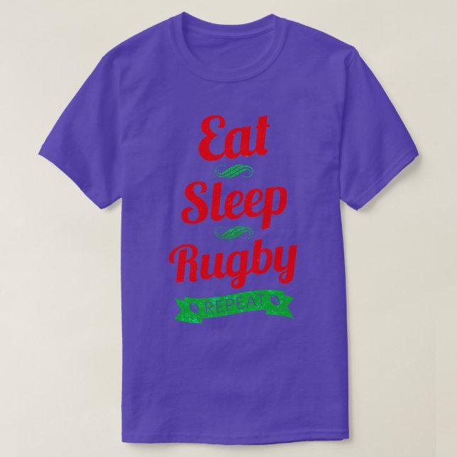 Camiseta Coma o Rubi do Sono Repetir Longa Folha (Frente do Design)