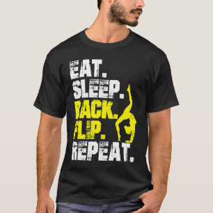 Camiseta Coma o Sacudir traseiro Repetição do ginasta de gi