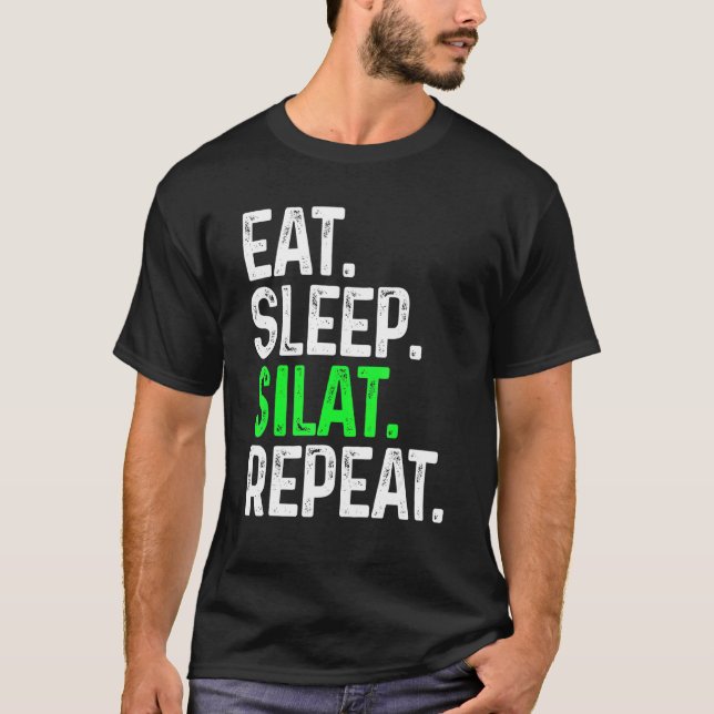 Camiseta Coma o Silat Repetit Arts Martial Combate (Frente)