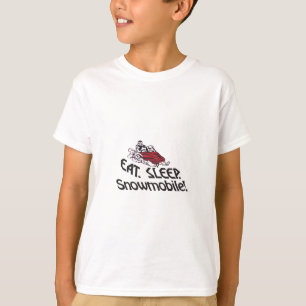 Camiseta Coma o Snowmobile do sono