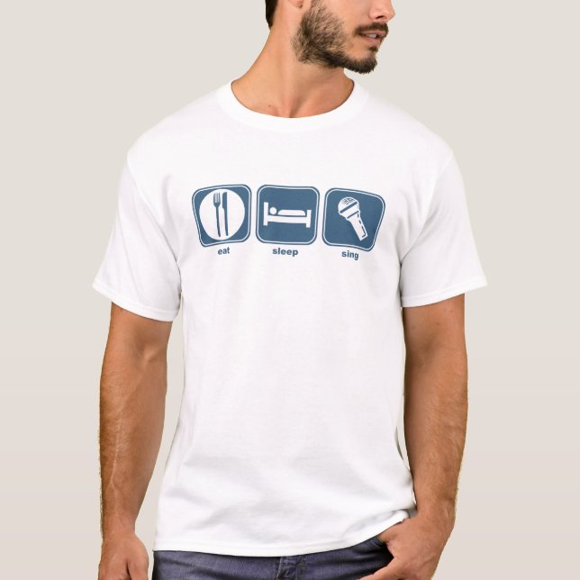 Camiseta coma o sono cantam (Frente)