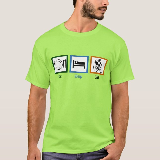Camiseta Coma o sono (ciclistas) (Frente)