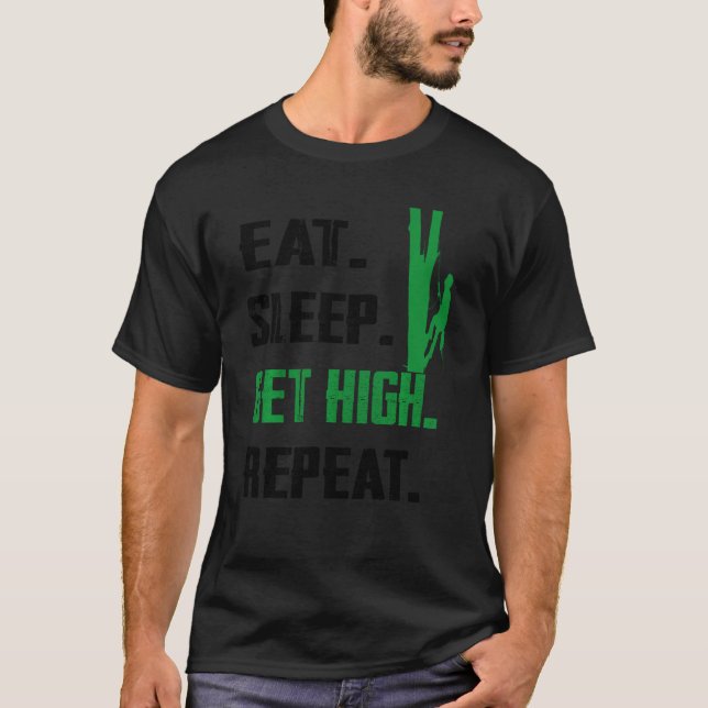 Camiseta Coma o sono e repita o Arborista Lumberjack Funn (Frente)