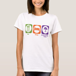 Camiseta Coma o sono fazem a ciência ambiental