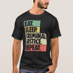 Camiseta Coma o sono Justiça criminal repete Tribunal de Mu