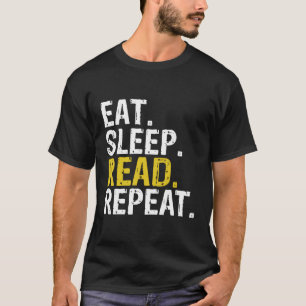 Camiseta Coma o sono Ler Repetir Leitura de Livros Hoodie