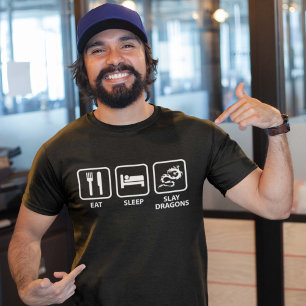 Camiseta Coma o sono massacram dragões
