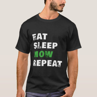 Camiseta Coma o sono Moa Repetir o Funny Lawn Mo Gardener