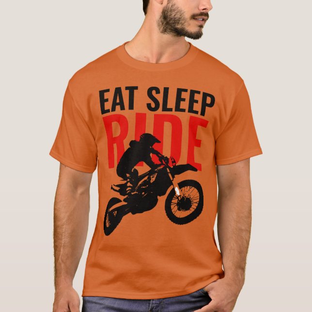 Camiseta Coma o sono Motocross Motocross Pop Art (Frente)