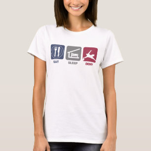 Camiseta Coma o sono negam - o Goalie do futebol