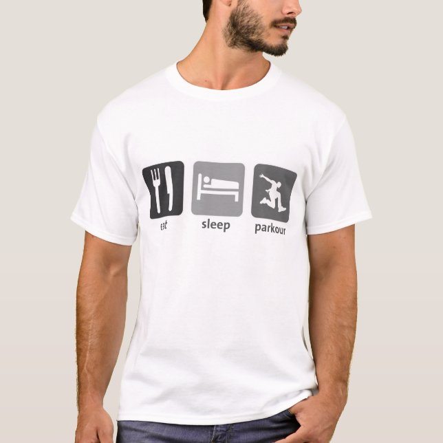 Camiseta Coma o sono Parkour (Frente)