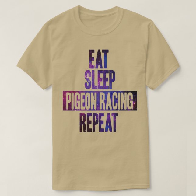 Camiseta Coma o sono Pigeon Racing 1 (Frente do Design)