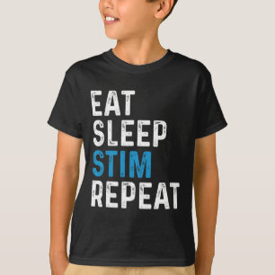 Camiseta Coma O Sono Repetidamente Stimming Autism Sensibil