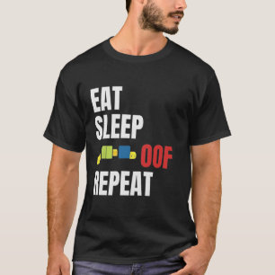 Camiseta Coma O Sono Repetindo Jogadores Engraçados Dedicam