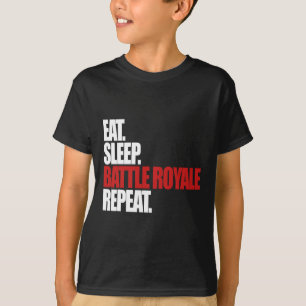 Camiseta Coma o sono Royale Repita o Engraçado Gamer