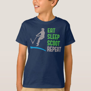 Camiseta Coma o sono SCOOT a repetição, t-shirt dos miúdos
