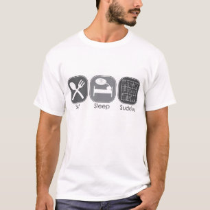 Camiseta Coma o sono Sudoku