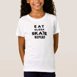 Camiseta Coma o t-shirt da repetição do skate do sono