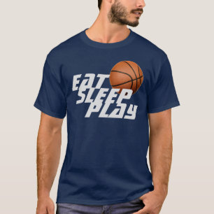 Camiseta Coma o t-shirt do basquetebol do jogo do sono -