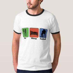 Camiseta Coma o t-shirt do futebol do sono