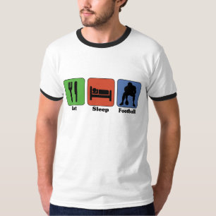 Camiseta Coma o t-shirt do futebol do sono