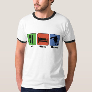Camiseta Coma o t-shirt do hóquei do sono