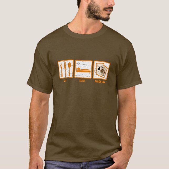 Camiseta Coma o t-shirt do vinte-e-um do sono (Frente)