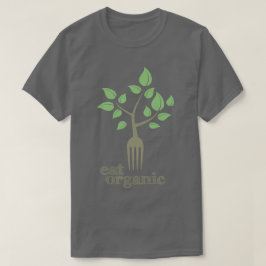 Camiseta Coma o t-shirt natural da saúde do slogan do