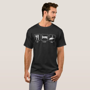 Camiseta Coma o t-shirt preto dos homens dos mergulhadores