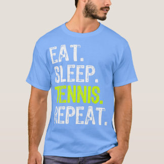 Camiseta Coma o Tênis do Repetidor do Repouso Engraçado