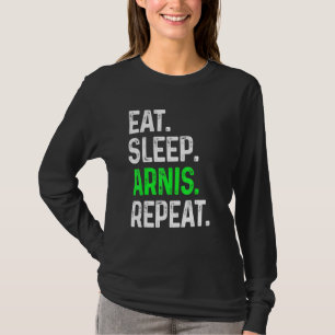 Camiseta Coma o Tênis do Sono Repetir o Combate às Artes Ma