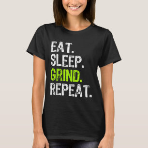 Camiseta Coma o tipo de rotação do sono Repetir o Inspiraçã