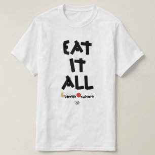 Camiseta coma-o todo