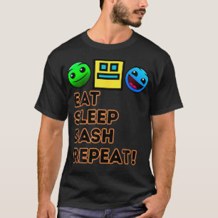 Camiseta Coma O Travamento Do Sono Repetir A Geometria Do J