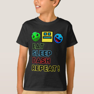 Camiseta Coma O Travamento Do Sono Repetir A Geometria Do J