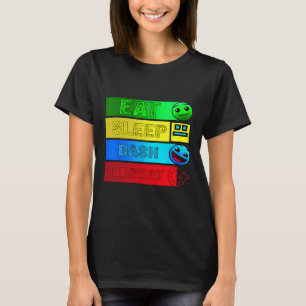 Camiseta Coma O Travamento Do Sono Repetir A Geometria Do J