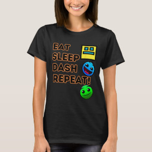 Camiseta Coma O Travamento Do Sono Repetir A Geometria Do J