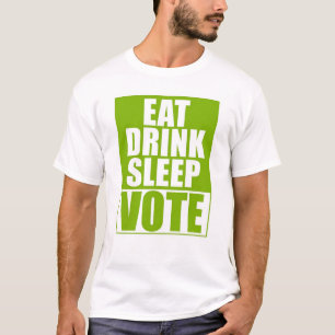 Camiseta Coma o voto do sono da bebida