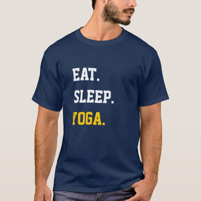 Camiseta Coma o Yoga do Sono (Frente)