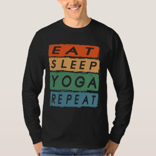 Camiseta Coma o Yoga Repetir Vintage