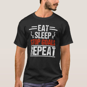 Camiseta Coma Objetivos de Interrupção do Sono Repetir Fute