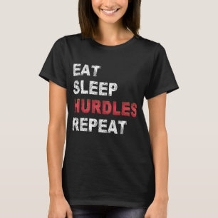 Camiseta Coma os obstáculos no sono Repetir